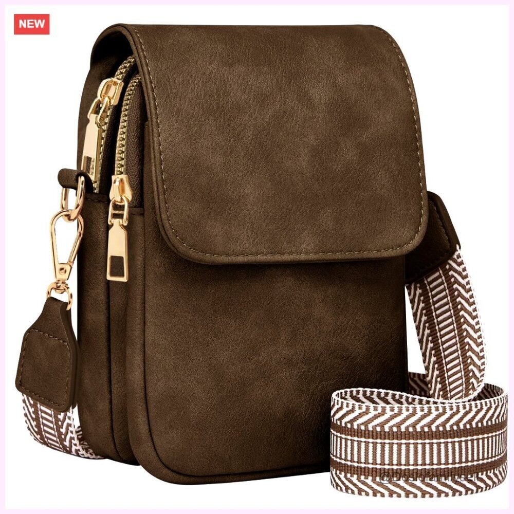 Small Crossbody Bag RFID Anti-Theft Phone Wallet Travel Purse